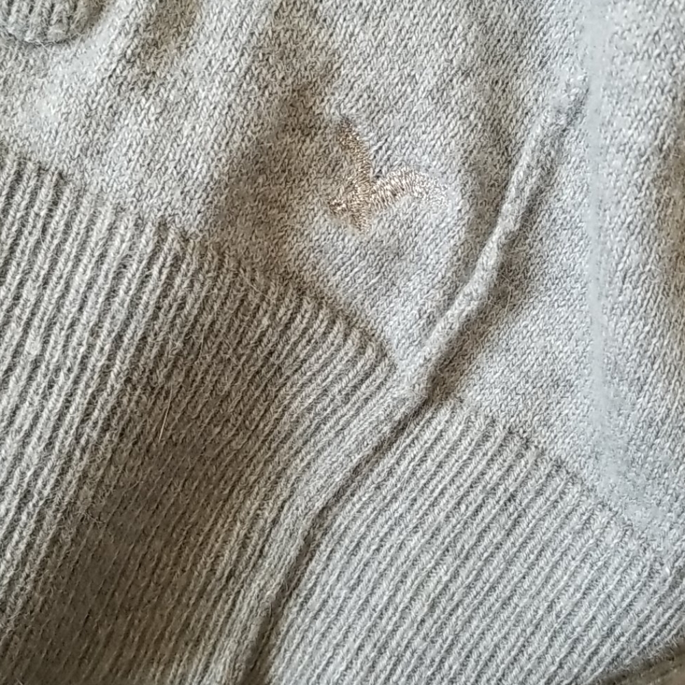 American Eagle Gray Button Front Hooded Cardigan - image 6